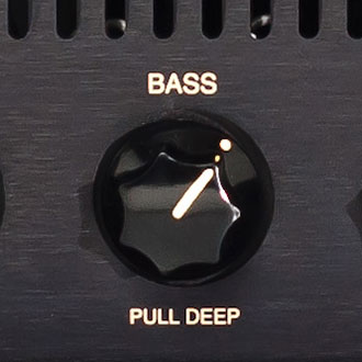 PULL DEEP feature allows you to select two ranges of fundamental for the BASS control